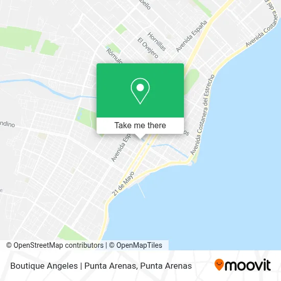 Boutique Angeles | Punta Arenas map
