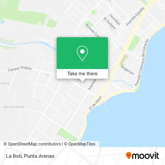 La Boti map