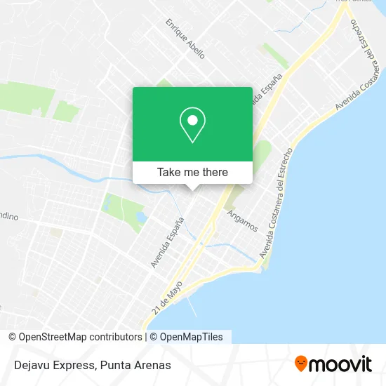 Dejavu Express map
