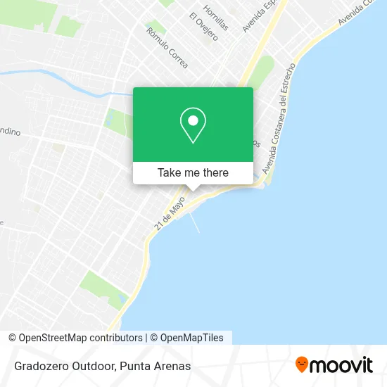 Gradozero Outdoor map