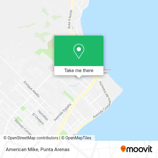 American Mike map