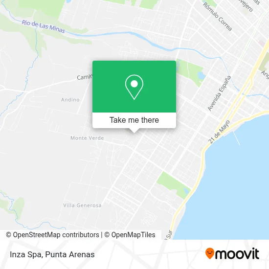 Inza Spa map
