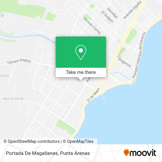 Portada De Magallanes map