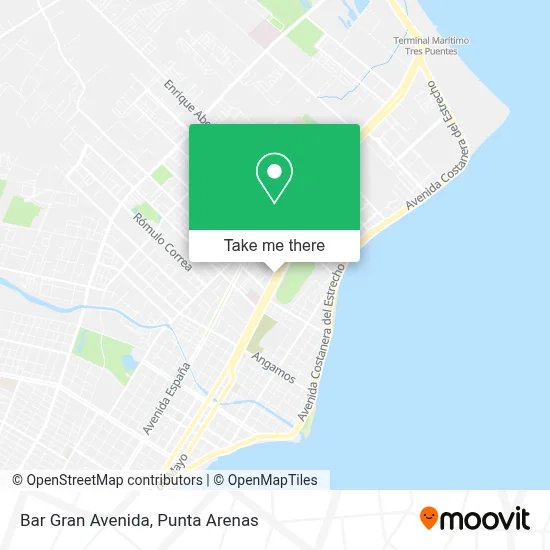 Bar Gran Avenida map
