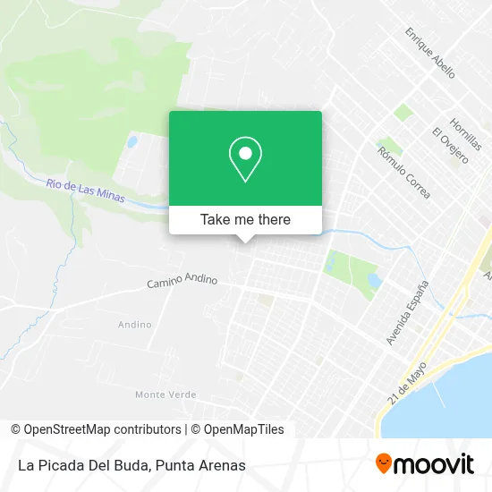 La Picada Del Buda map