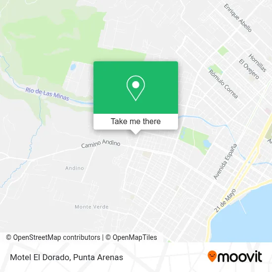 Motel El Dorado map