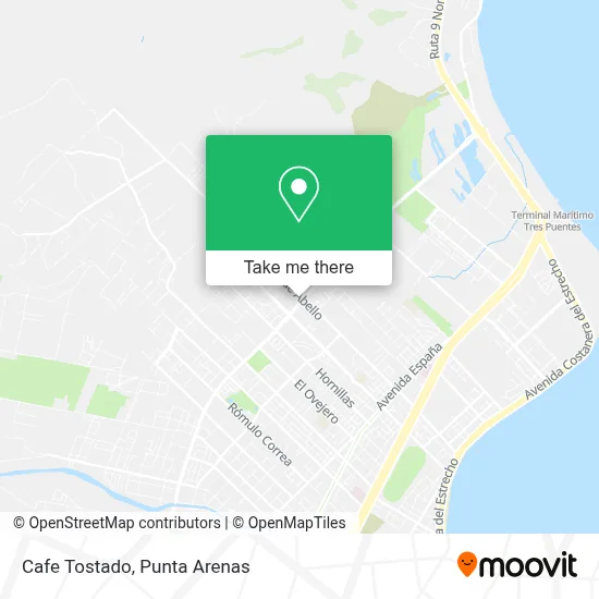 Cafe Tostado map