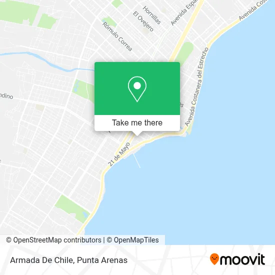 Armada De Chile map