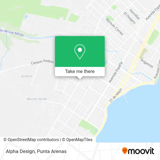 Alpha Design map