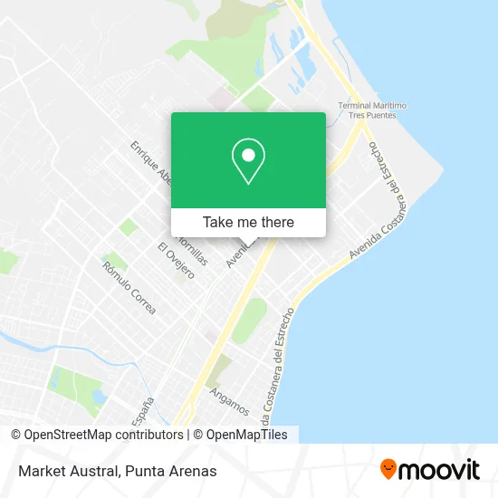 Market Austral map