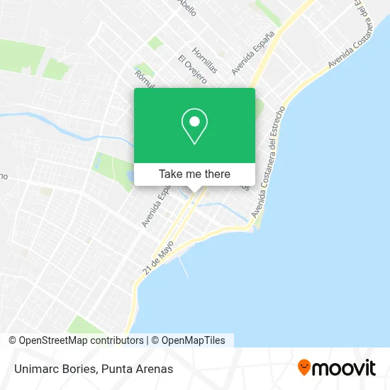 Unimarc Bories map