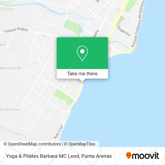 Yoga & Pilates Barbara MC Leod map