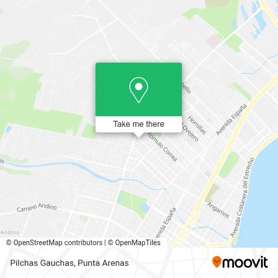 Pilchas Gauchas map