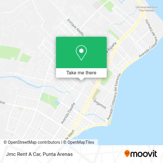 Jmc Rent A Car map