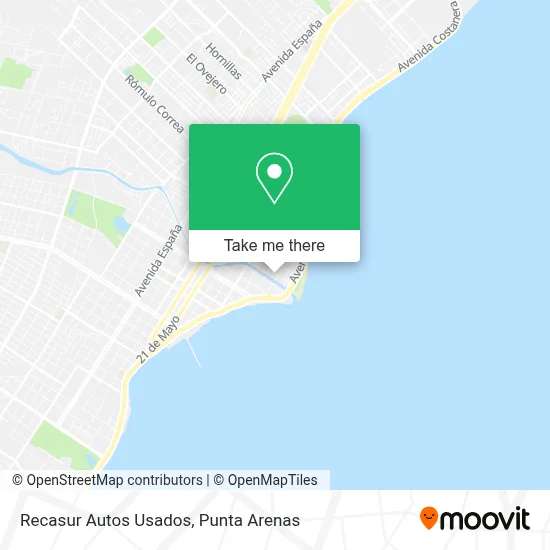 Recasur Autos Usados map