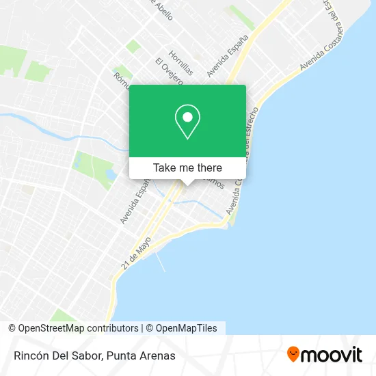 Rincón Del Sabor map