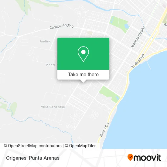 Origenes map