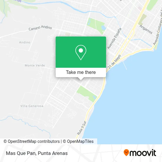 Mas Que Pan map