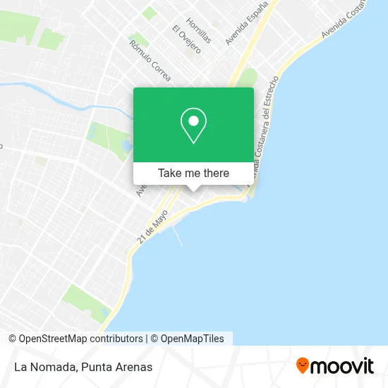 La Nomada map