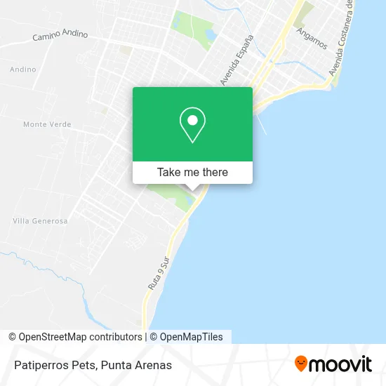 Patiperros Pets map