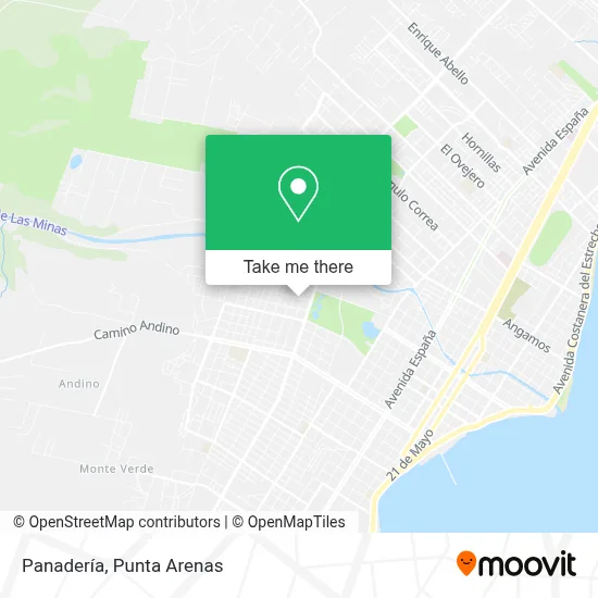 Panadería map