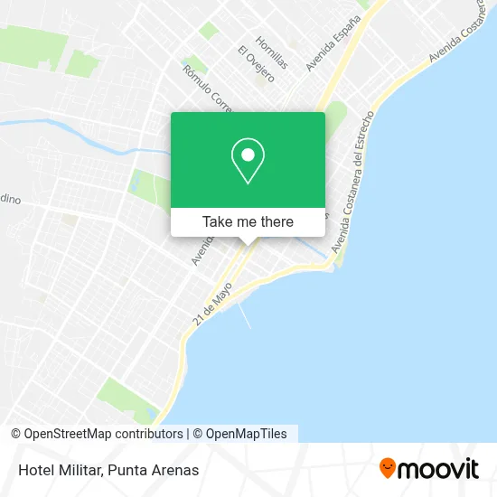 Hotel Militar map