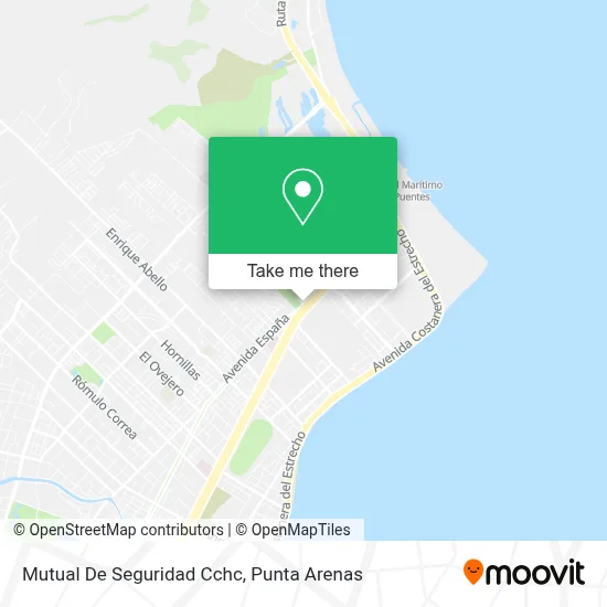 Mutual De Seguridad Cchc map