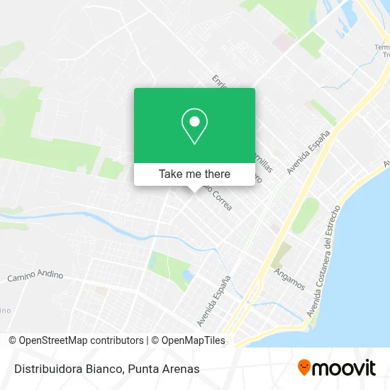 Distribuidora Bianco map