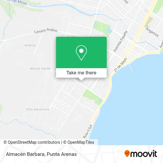 Almacén Barbara map