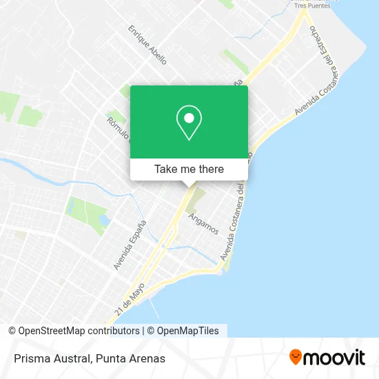 Prisma Austral map