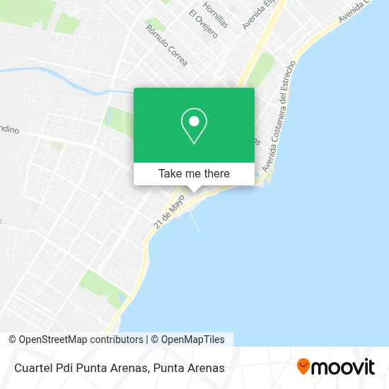 Cuartel Pdi Punta Arenas map
