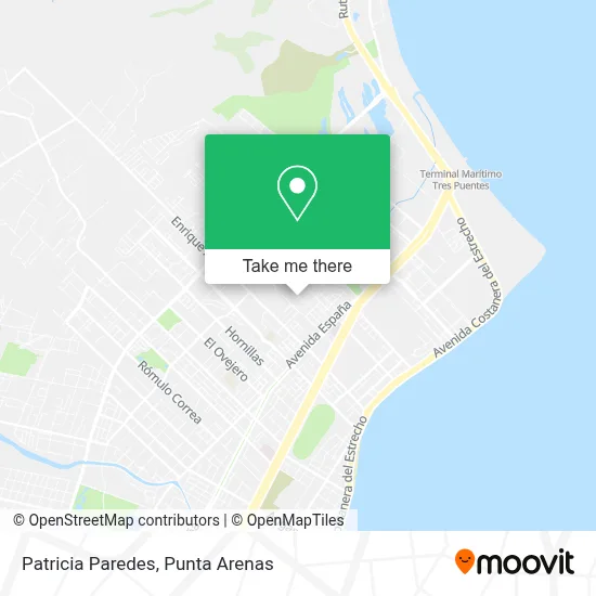 Patricia Paredes map