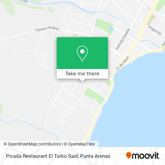 Mapa de Picada Restaurant El Turko Said