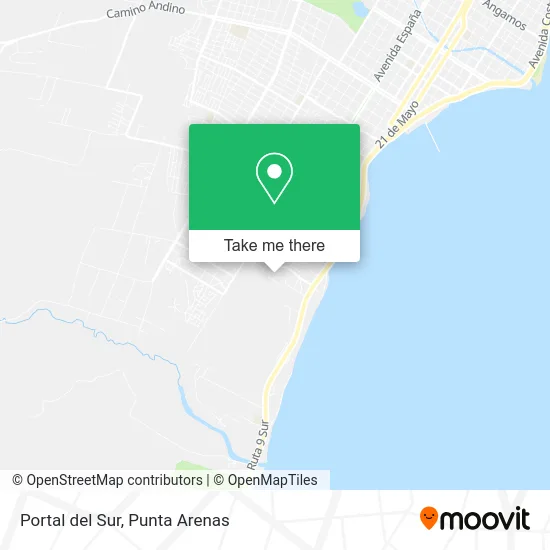 Portal del Sur map