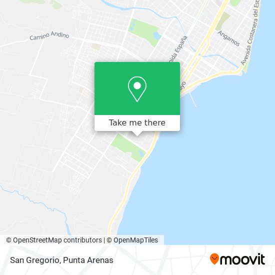 Mapa de San Gregorio