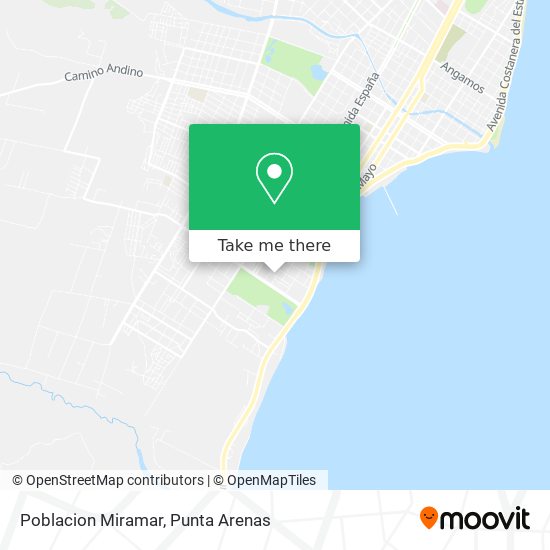 Poblacion Miramar map