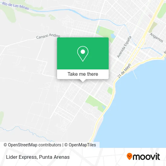 Mapa de Lider Express