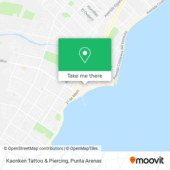 Kaonken Tattoo & Piercing map