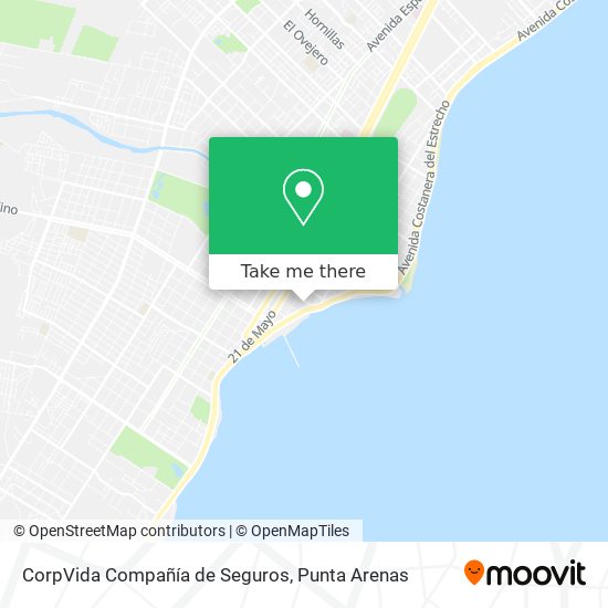 CorpVida Compañía de Seguros map
