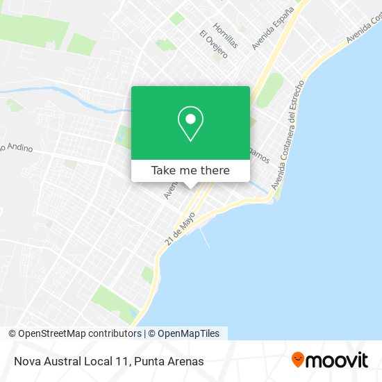 Nova Austral Local 11 map