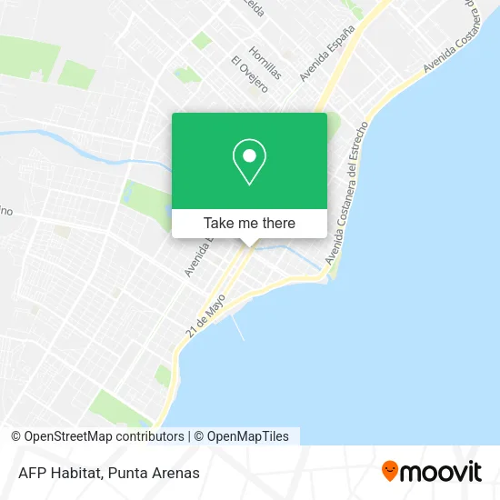 Mapa de AFP Habitat