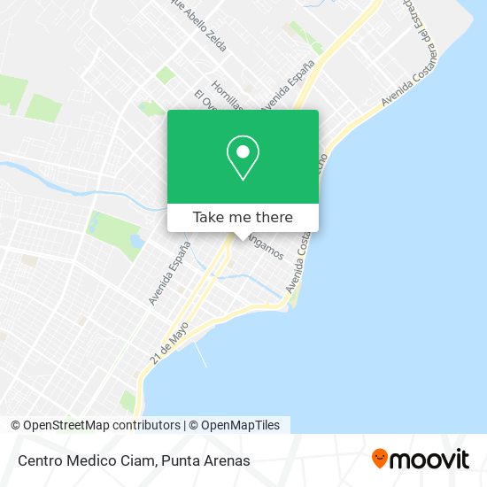 Mapa de Centro Medico Ciam