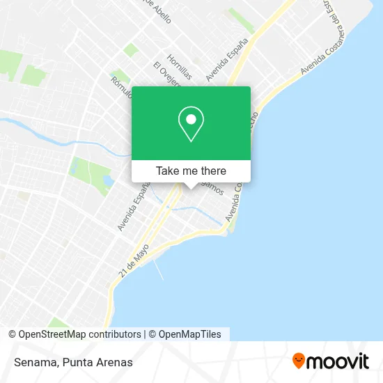 Senama map