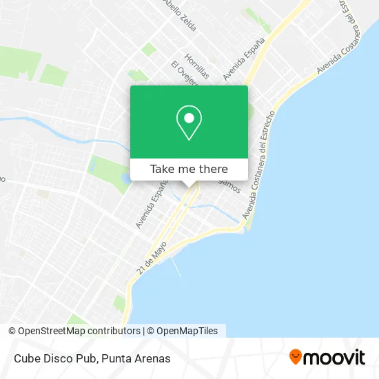 Cube Disco Pub map