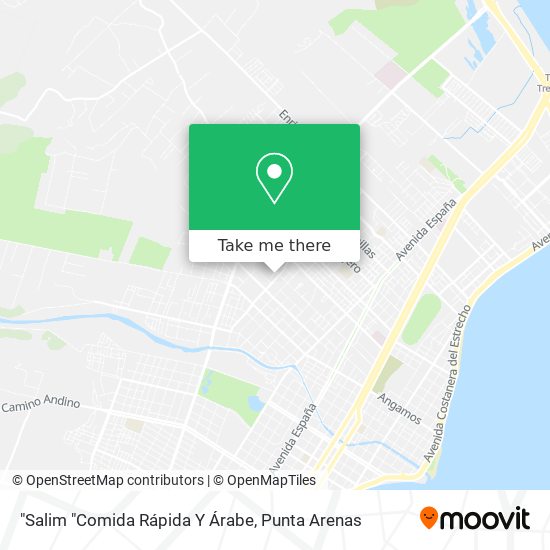 Mapa de "Salim "Comida Rápida Y Árabe