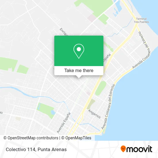 Colectivo 114 map