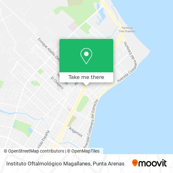 Instituto Oftalmológico Magallanes map