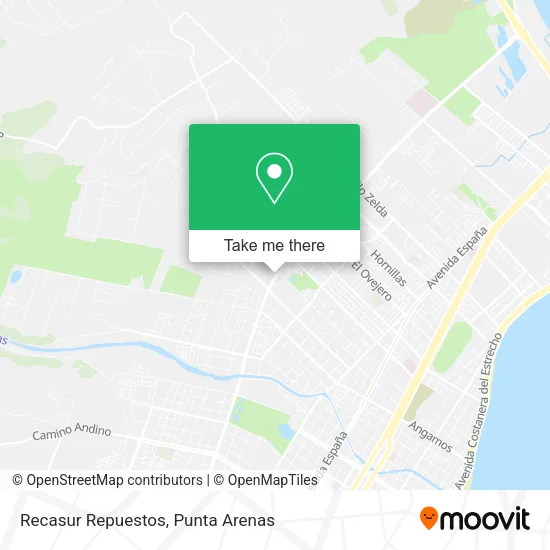 Recasur Repuestos map