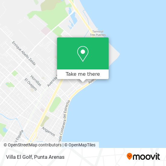 Villa El Golf map