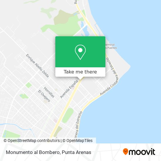 Mapa de Monumento al Bombero